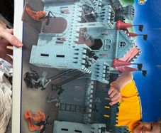 Large Playmobil Castle Bundle Walls Towers Doors Battlements Knights Castle Parts