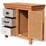 Sideboard 65x35x60 cm Solid Wood Eucalyptus Image 4