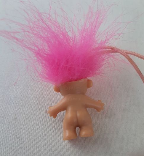 Russ tiny troll vintage necklace
