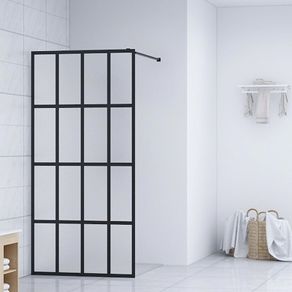 Walk-in Shower Screen Tempered Glass 118x190 cm