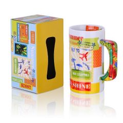 Large Porcelain Mug 550ml Summer Ticket