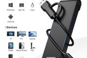 256GB Portable External SSD USB-C 10Gbps Fast Drive for Laptop PC Mac Android iPhone