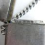 Antique Sterling Silver Vesta Match Case Pendant Necklace 46,86g Image 5
