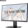 MSI PRO MP223 E2 21 45 Inch Full HD Office Monitor  1920  1080 Resolution, 100Hz, Eye-Friendly Screen, Tilt Adjustable HDMI 1.4b, DisplayPort 1.2a Image 2