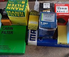 Car oil fuel air filters