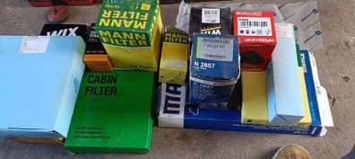 Car oil fuel air filters