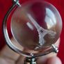 3d Laser Engraved Crystal Sphere with a Sandblasted Image 5