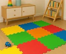 Activo Foam Play Mat 9pcs 29CM x 29CM Large Interlocking Foam Mat for Babies, Toddlers and Kids, Interlocking Soft Play Tiles for Baby Play Room