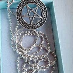 Pentegram Necklace Freepost