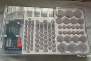Battery Master Ultimate Organizer Storage Box, Holds 93 Batteries with BT-168 Tester and Clear Hinged Lid Sturdy Wall Mountable AAA AA C D 9V coin cell