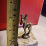 Figure Of  Donkey On Plinth Of Marble. Image 3