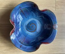 Large Colm de Ris Irish Studio Pottery Bowl - Excellent Condition