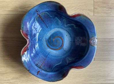 Large Colm de Ris Irish Studio Pottery Bowl - Excellent Condition