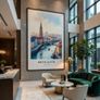 Reykjavik Wall Art Print, Travel Poster Image 4