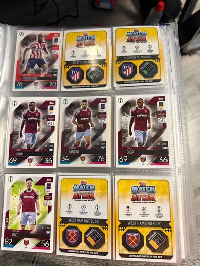 football cards + binders (offers Welcome )