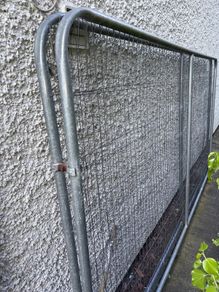 2 x Temporary Fencing Panels - 2m High x 3.5m Wide - Very Good Condition