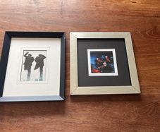Two Framed Decor Art Pieces