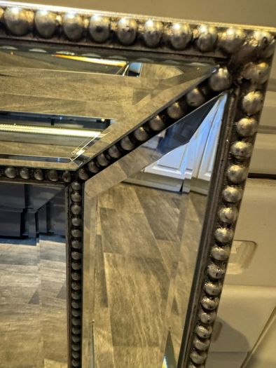 Large Paul Costelloe Living Beaded Wall Mirrors (Pair)
