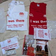 Arsenal V Wigan Last Highbury Game tshirt programme ticket