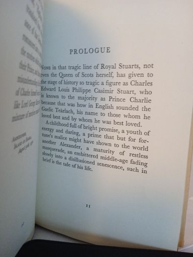 Prince Charlie: (de Jure Charles III, King of Scotland, England, France, and Ireland) by Compton Mackenzie (HQ188)