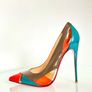 Christian Louboutin || UK 3.5 - UK 4 || Multi Colour Galata Heels Image 4