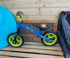 Toddlers push bike
