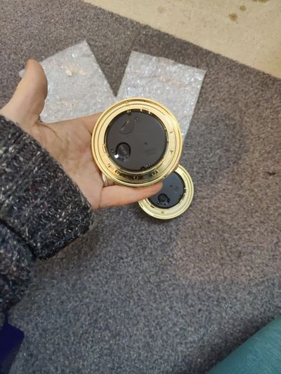 DIY Quartz clock face insert pair of 2 55mm insert