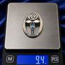 925 Vintage Kit Heath Designer Silver & Blue Topaz Brooch Image 10