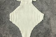 Small White backless top