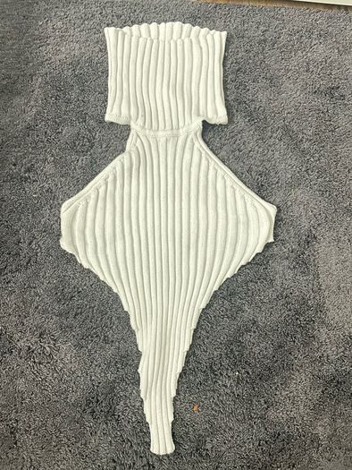 Small White backless top
