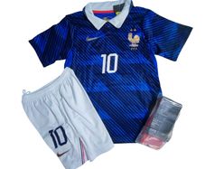 France 2026 ( Mbappe 10 ) Kids Kit ,size 8/9  Yrs