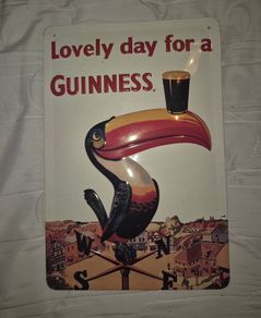 Guinneas Sign - Lovely day for a Guinneas