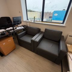 Office couches grey