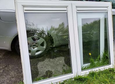 PVC Double glazed window- High Quality