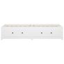Day Bed without Mattress White 90x200 cm Image 6