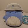 Squishmallows Samir the Blue Whale with Bucket Hat,  NEW WITH TAGS Image 8
