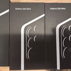 Samsung S26 Ultra,256GB Free phone cover and Screen Protector Black/white/skyblue//violet Brand New Sealed 2 Years Samsung Warranty Receipt.