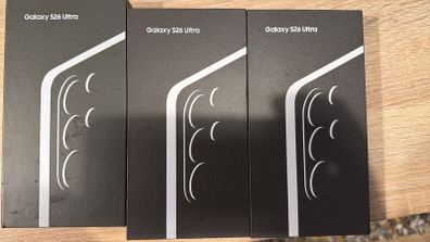 Samsung S26 Ultra,256GB Free phone cover and Screen Protector Black/white/skyblue//violet Brand New Sealed 2 Years Samsung Warranty Receipt.
