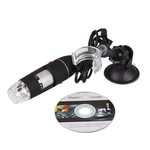 Portable USB Microscope USB Light Electric Handheld Microscopes Suction Tool 1000X 8 LED Digital Endoscope Microscope Camera