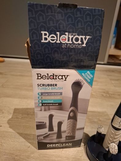 Beldray scrubber turbo brush set