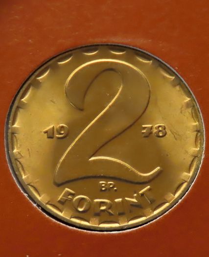 Hungary 1978 Vintage Coin Stamp cover BUNC