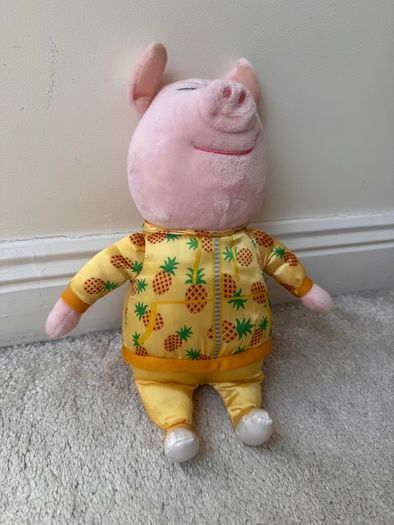 Sing 2 Gunter Pig Plush Universal Studios approx. 12" Used Damaged Please see photos