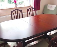 Dining room table and chairs