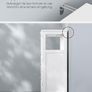Bathroom Cabinet with drawers and door   White FREE DELIVERY Image 4