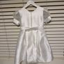 Caroline dress white small with organza sleeve Image 6