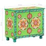 Hand Painted Sideboard Multicolour 70x35x60 cm Solid Mango Wood Image 8