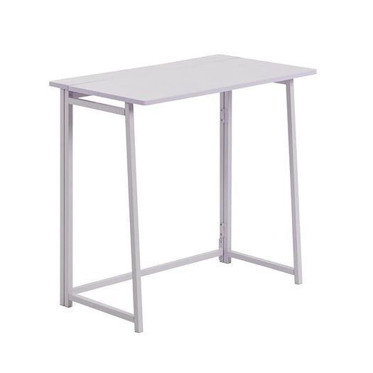 Folding Desk - Computer, Laptop Space Saving Wooden Desk in Lilac