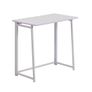 Folding Desk - Computer, Laptop Space Saving Wooden Desk in Lilac Image 2