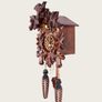 Traditional Carved Cuckoo Clock with Music  Quartz Movement, 12 Melodies & Light Sensor Image 6