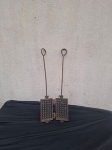antique waffles maker postage possible